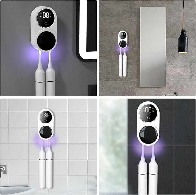LuminCare Pro – Avancerad UV-Tandborsthållare med Automatisk Funktion