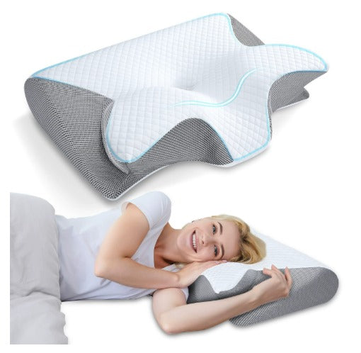 HOMCA Cervical Memory Foam Kudde – För en Naturlig och Smärtfri Sömn