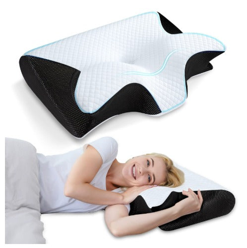 HOMCA Cervical Memory Foam Kudde – För en Naturlig och Smärtfri Sömn